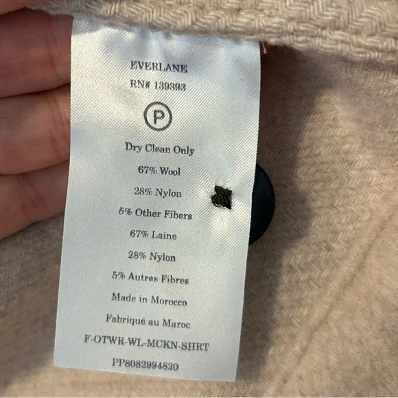 Everlane Cream Utility Jacket - Picture 6 of 9